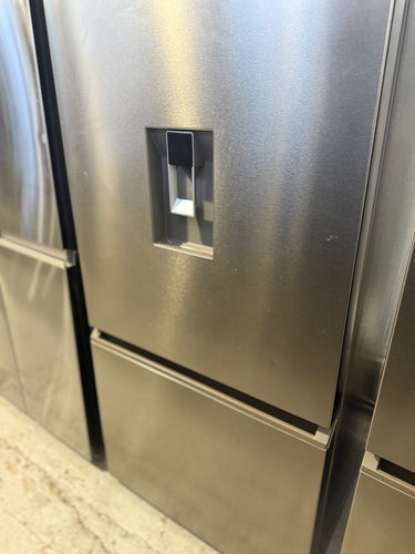 Factory second Haier 433L Bottom Mount Fridge with Water Dispenser - Satina Model: HRF420BHS - Second Hand Appliances Geebung